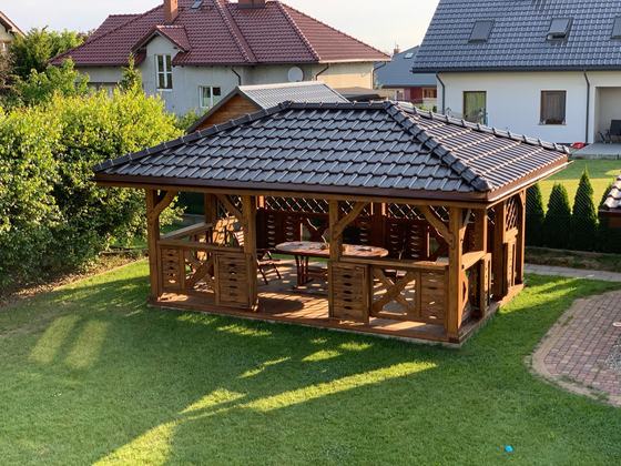 Altany wolnostojące AW063 - realizacja Ciesielnia