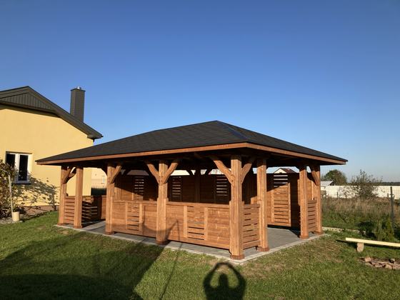Altany wolnostojące AW064 - realizacja Ciesielnia
