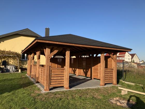 Altany wolnostojące AW064 - realizacja Ciesielnia