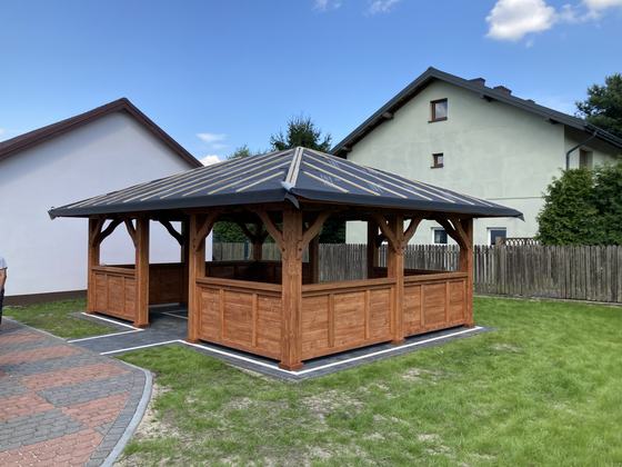 Altany wolnostojące AW065 - realizacja Ciesielnia