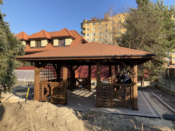Altany wolnostojące AW067 - realizacja Ciesielnia