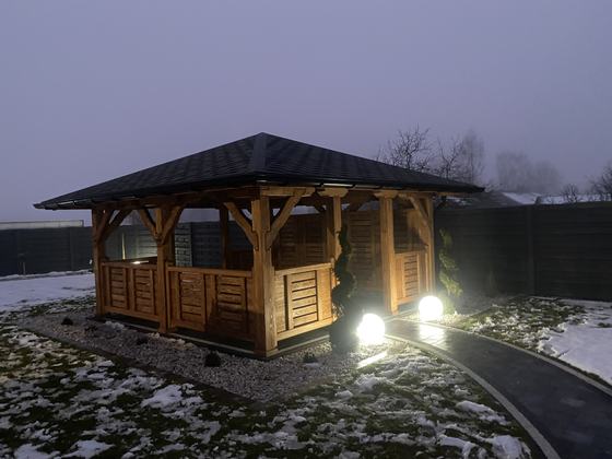 Altany wolnostojące AW071 - realizacja Ciesielnia