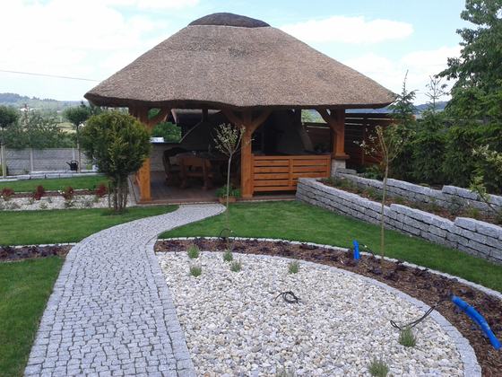 Altany z grillem AG001 - realizacja Ciesielnia