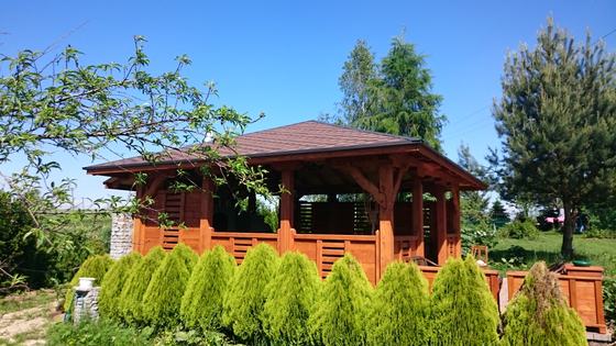 Altany z grillem AG002 - realizacja Ciesielnia