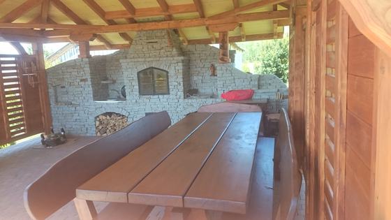 Altany z grillem AG002 - realizacja Ciesielnia