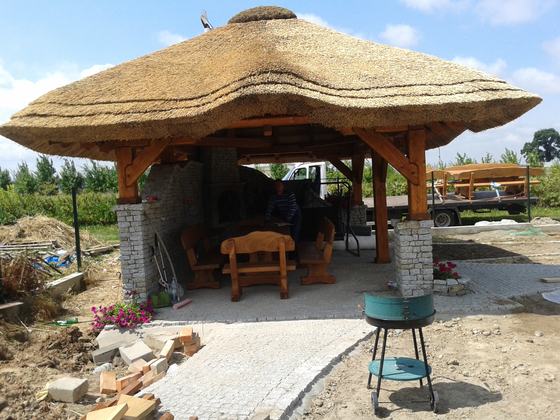 Altany z grillem AG004 - realizacja Ciesielnia