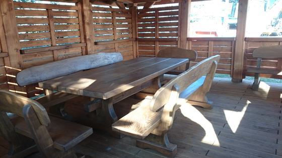 Altany z grillem AG005 - realizacja Ciesielnia