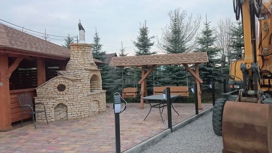 Altany z grillem AG005 - realizacja Ciesielnia