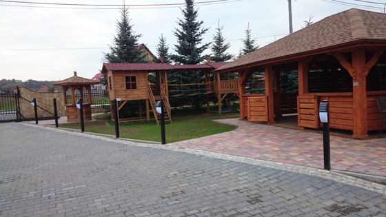 Altany z grillem AG005 - realizacja Ciesielnia