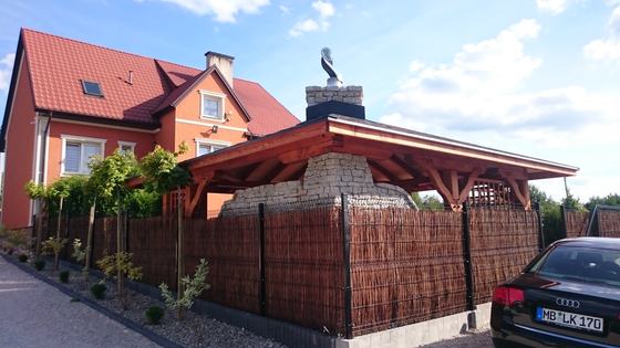Altany z grillem AG008 - realizacja Ciesielnia