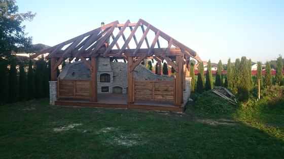 Altany z grillem AG010 - realizacja Ciesielnia