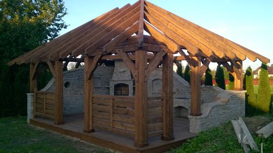 Altany z grillem AG010 - realizacja Ciesielnia