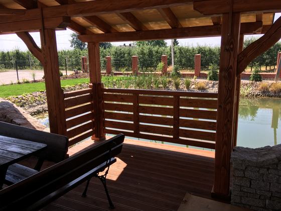 Altany z grillem AG011 - realizacja Ciesielnia