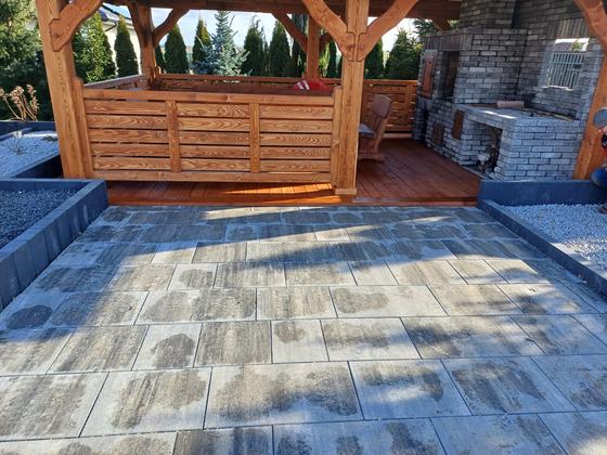 Altany z grillem AG013 - realizacja Ciesielnia