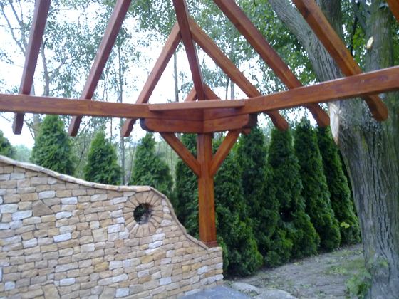 Altany z grillem AG014 - realizacja Ciesielnia