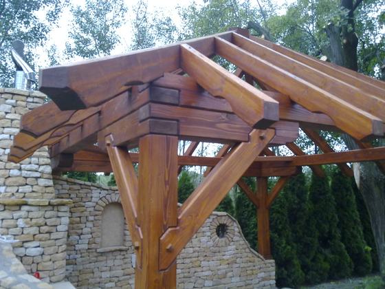 Altany z grillem AG014 - realizacja Ciesielnia