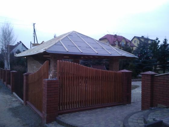 Altany z grillem AG015 - realizacja Ciesielnia