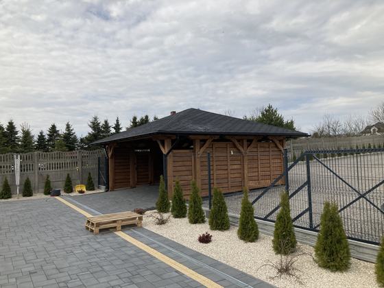Garaże i wiaty garażowe G021 - realizacja Ciesielnia