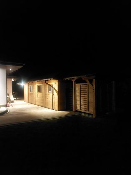 Garaże i wiaty garażowe G026 - realizacja Ciesielnia