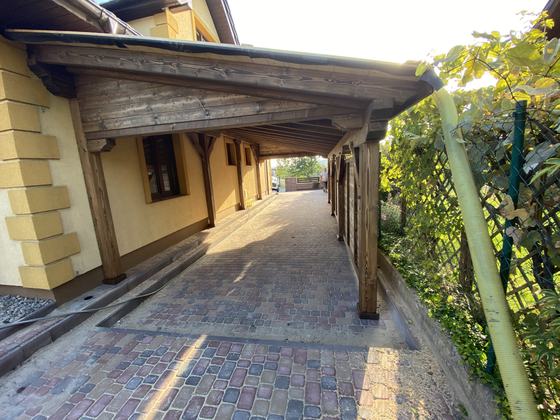 Garaże i wiaty garażowe G027 - realizacja Ciesielnia
