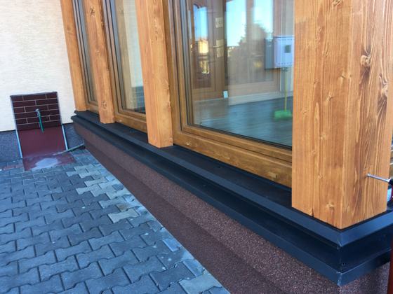Taras lub zadaszenie drewniane, T016, wymiar 5x6m, kolor teak, pokrycie blacha, dach 3S, realizacja Ciesielnia, zdjęcie 10
