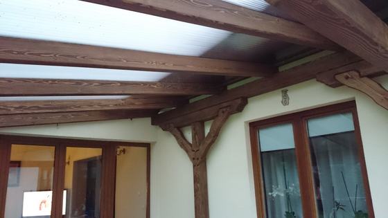 Tarasy i zadaszenia T021 - realizacja Ciesielnia