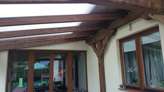 Tarasy i zadaszenia T021 - realizacja Ciesielnia