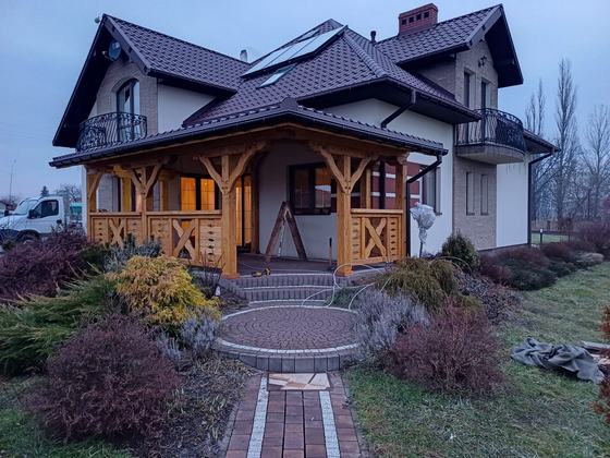Tarasy i zadaszenia T022 - realizacja Ciesielnia