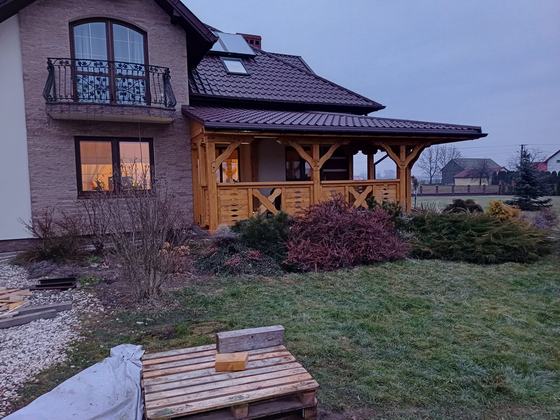 Tarasy i zadaszenia T022 - realizacja Ciesielnia