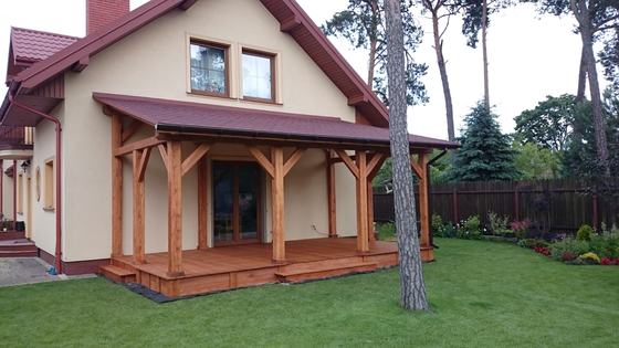 Tarasy i zadaszenia T023 - realizacja Ciesielnia