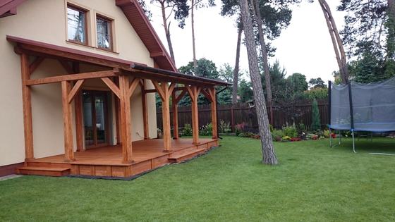 Tarasy i zadaszenia T023 - realizacja Ciesielnia