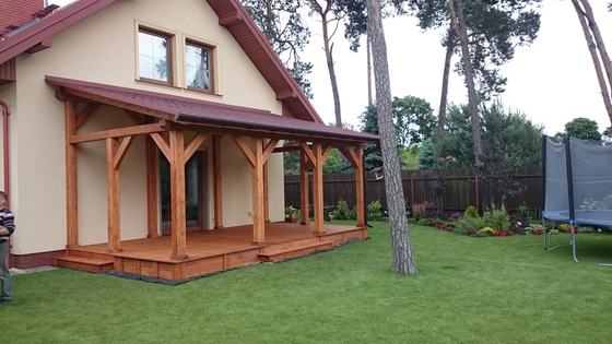 Tarasy i zadaszenia T023 - realizacja Ciesielnia